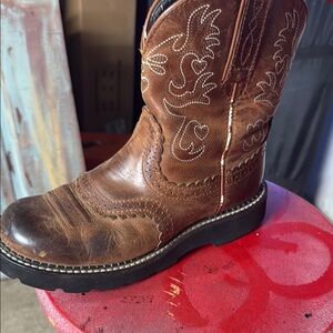 Ariat Fatbaby Brown Leather Boots